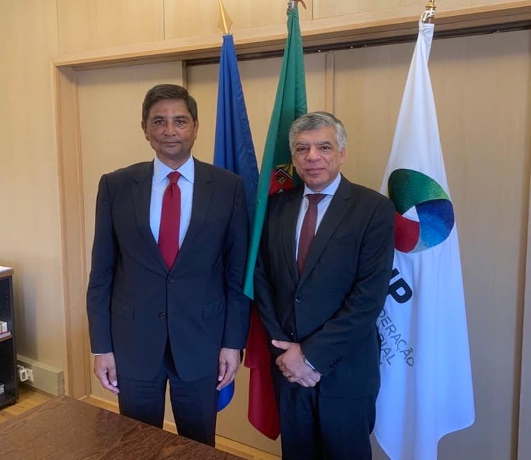 Armindo Monteiro recebe Embaixador do Paquistão