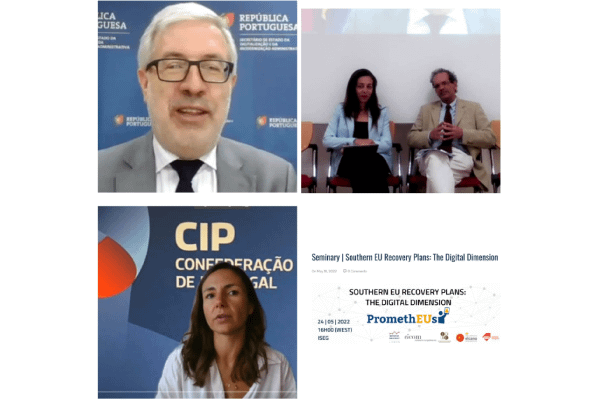 CIP participated in the webinar “Southern EU Recovery Plans: The Digital Dimension”